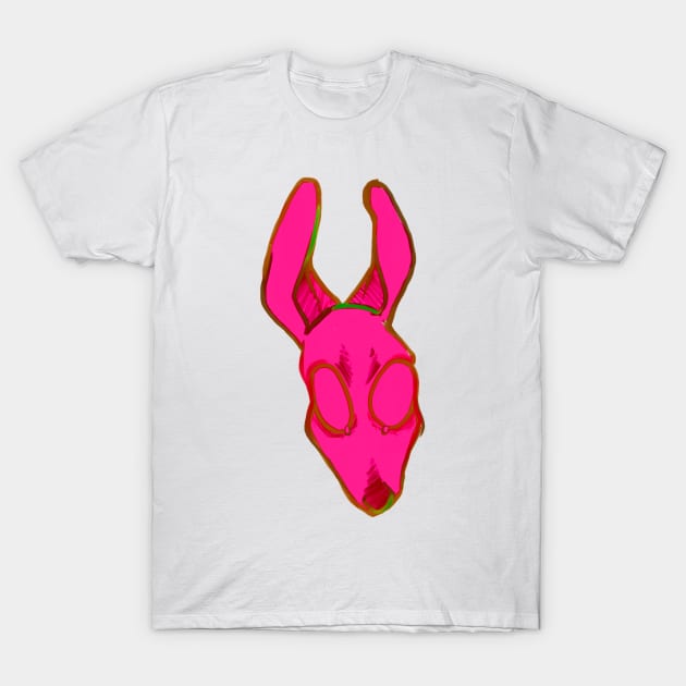 RUN RABBIT (PINK) T-Shirt by laynemck